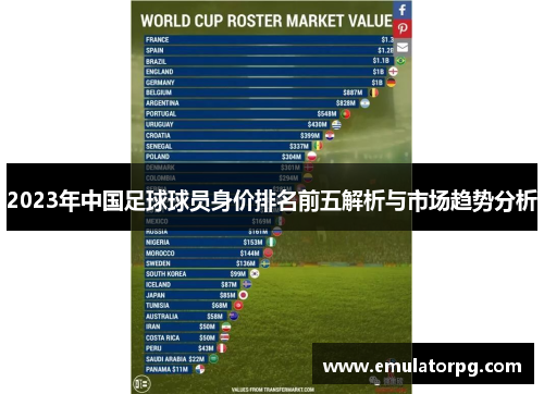 2023年中国足球球员身价排名前五解析与市场趋势分析