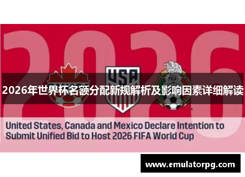 2026年世界杯名额分配新规解析及影响因素详细解读